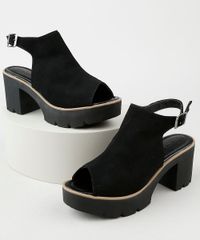 Sandal-Boot-Feminina-Oneself-Salto-Medio-em-Suede--Preta-9907810-Preto_1