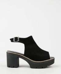 Sandal-Boot-Feminina-Oneself-Salto-Medio-em-Suede--Preta-9907810-Preto_2