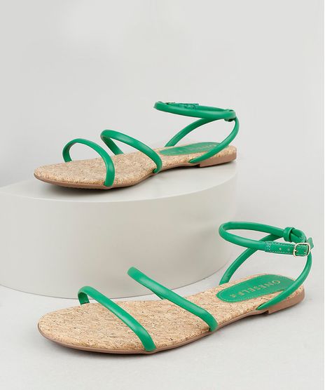 Rasteirinha-Feminina-Oneself-Tiras-Finas-Verde-9945366-Verde_1