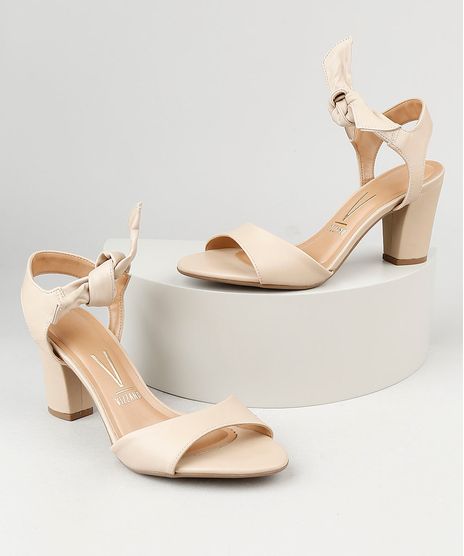 Sandalia-Feminina-Vizzano-Salto-Grosso-com-Amarracao-Bege-9942236-Bege_1