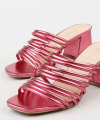 Tamanco-Feminino-Oneself-Metalizado-Salto-Medio-Rosa-Escuro-9945489-Rosa_Escuro_3