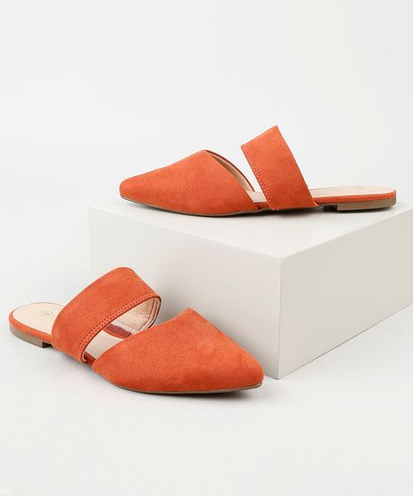 Mule-Feminino-Via-Uno-Bico-Fino-em-Suede-Caramelo-9919578-Caramelo_1