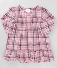Vestido-Xadrez-com-Babado-Rosa-Claro-8447554-Rosa_Claro_1