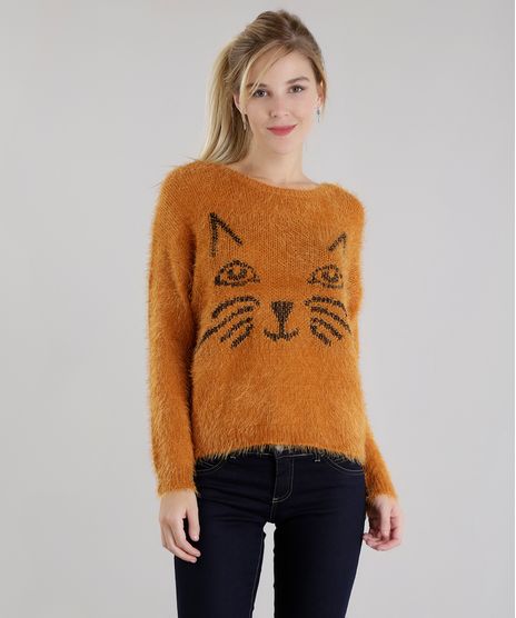 Sueter-em-Trico--Gatinho--Marrom-8490003-Marrom_1