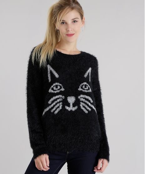 Sueter-em-Trico--Gatinho--Preto-8490003-Preto_1