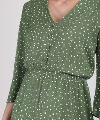 Vestido-Feminino-Midi-Estampado-de-Poa-Manga-3-4-Verde-9892069-Verde_4 Vestido-Feminino-Midi-Estampado-de-Poa-Manga-3-4-Verde-9892069-Verde_4