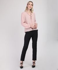 Blusa-Feminina-em-Crepe-com-Gola-Laco-Manga-Bufante-Rose-9847975-Rose_3