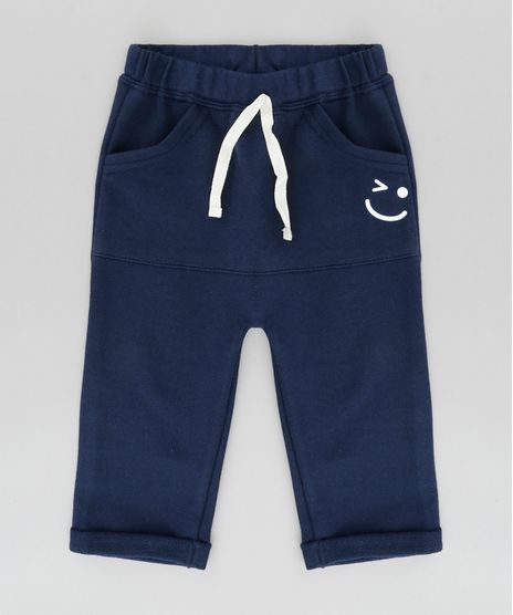 Calca-em-Moletom-Emoticon-Azul-Marinho-8574267-Azul_Marinho_1