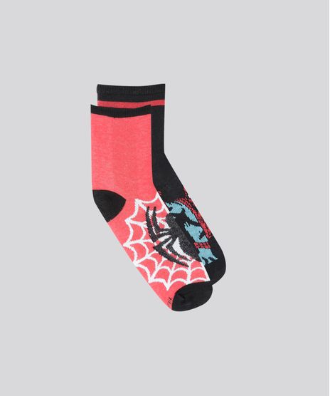 Kit-de-2-Meias-Homem-Aranha-Multicor-8550445-Multicor_1