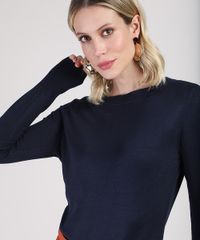 Sueter-Feminino-Basico-em-Trico-Decote-Redondo-Azul-Marinho-9811051-Azul_Marinho_4
