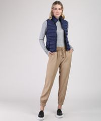 Colete-Feminino-Puffer-em-Nylon-com-Bolsos-Gola-Alta-Azul-Marinho-9818695-Azul_Marinho_3