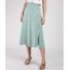 Saia-Feminina-Midi-Evase-com-Botoes-e-Fenda-Verde-Claro-9892066-Verde_Claro_1