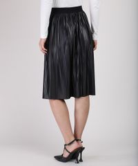 Saia-Feminina-Midi-Plissada-Acetinada-Preta-9942192-Preto_2
