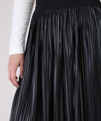 Saia-Feminina-Midi-Plissada-Acetinada-Preta-9942192-Preto_4