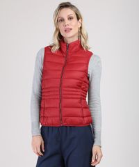 Colete-Feminino-Puffer-em-Nylon-com-Bolsos-Gola-Alta-Vermelho-9818695-Vermelho_1