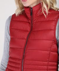 Colete-Feminino-Puffer-em-Nylon-com-Bolsos-Gola-Alta-Vermelho-9818695-Vermelho_4