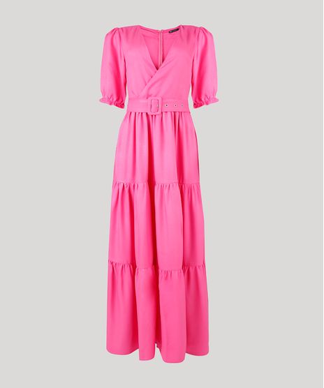 Vestido-Feminino-Mindset-Longo-com-Recortes-e-Cinto-Manga-Bufante-Pink-9948779-Pink_1