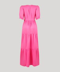 Vestido-Feminino-Mindset-Longo-com-Recortes-e-Cinto-Manga-Bufante-Pink-9948779-Pink_2