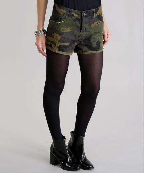 Short-Relaxed-Camuflado-Verde-Militar-8614134-Verde_Militar_1