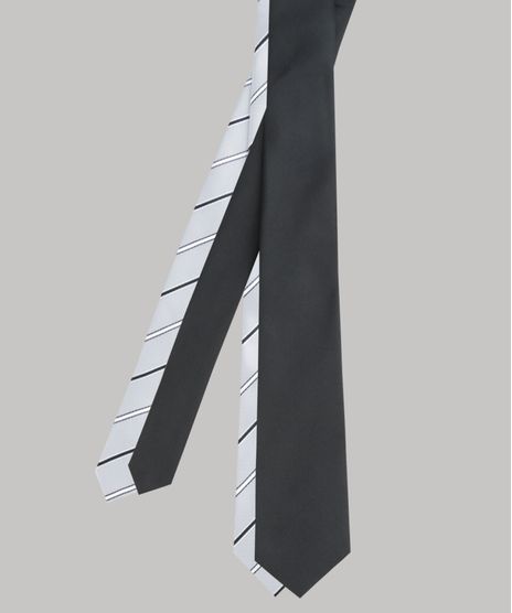 Kit-de-2-Gravatas-em-Jacquard-Multicor-8594353-Multicor_1