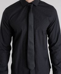 Gravata-em-Jacquard-Estampada-de-Poa-Preta-8594180-Preto_2