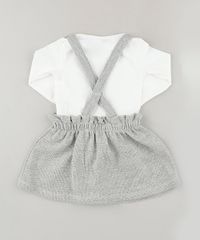 Conjunto-Infantil-de-Blusa-Unicornio-Manga-Longa-Branca---Salopete-com-Textura-e-Botoes-Cinza-9933964-Cinza_2
