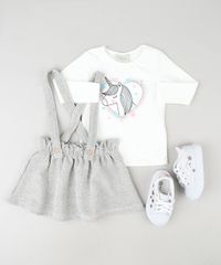 Conjunto-Infantil-de-Blusa-Unicornio-Manga-Longa-Branca---Salopete-com-Textura-e-Botoes-Cinza-9933964-Cinza_3