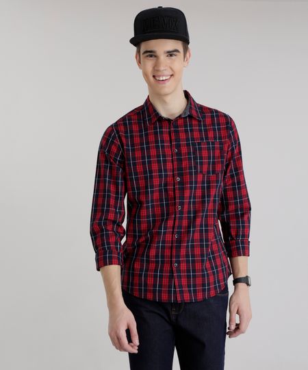 Camisa-Xadrez-Vermelha-8440394-Vermelho_1 Camisa-Xadrez-Vermelha-8440394-Vermelho_1