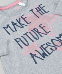 Conjunto-de-Blusa-Cinza-Mescla---Calca-Legging-Estampada-Rosa-8672762-Rosa_3