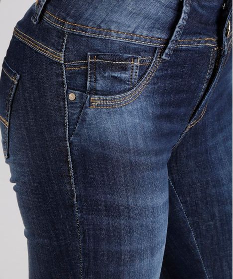 calça jeans sawary com enchimento