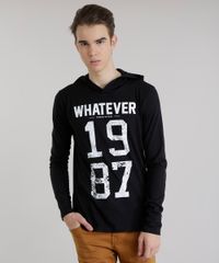 Camiseta-com-Capuz--Whatever-Human-Nature--Preta-8630450-Preto_1