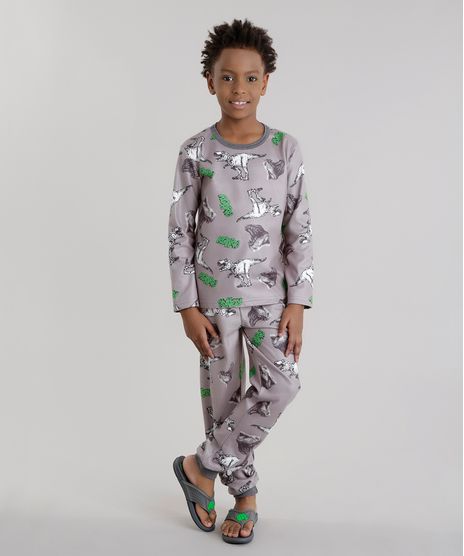 Pijama-Estampado-de-Dinossauros-Cinza-8632018-Cinza_1