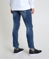 Calca-Jeans-Masculina-Skinny-Destroyed-Azul-Medio-9791484-Azul_Medio_4