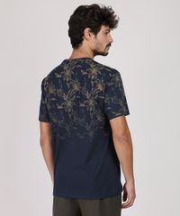 Camiseta-Masculina-Estampada-Floral-Manga-Curta-Gola-Careca-Azul-Marinho-9939725-Azul_Marinho_2