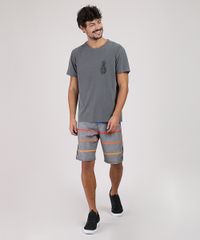 Camiseta-Masculina-Abacaxi-Manga-Curta-Gola-Careca-Cinza-Mescla-Escuro-9946815-Cinza_Mescla_Escuro_3