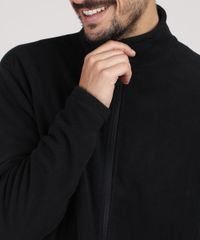 Blusao-Masculino-Basico-em-Fleece-com-Bolsos-Preto-9783388-Preto_4