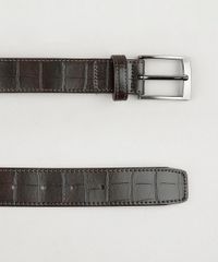 Cinto-Social-Masculino-Texturizado-Croco-Marrom-9040184-Marrom_2