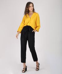 Calca-Feminina-BBB-Clochard-Cintura-Alta-com-Faixa-para-Amarrar-Preta-9395582-Preto_3