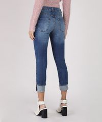 Calca-Jeans-Feminina-Skinny-Cropped-Cintura-Alta-com-Barra-Dobrada-Azul-Escuro-9945403-Azul_Escuro_2