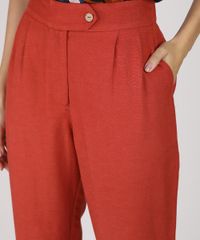 Calca-Feminina-Carrot-Cintura-Alta-Alfaiatada-Cobre-9802995-Cobre_4