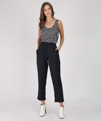Calca-Feminina-Carrot-Cintura-Alta-Alfaiatada-Preta-9802995-Preto_3