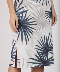 Saia-Feminina-Midi-Canelada-Estampada-de-Folhagem-com-Fenda-Off-White-9942715-Off_White_4