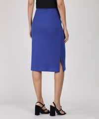 Saia-Feminina-Midi-Canelada-Azul-Royal-9945862-Azul_Royal_2