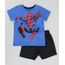 Conjunto-de-Camiseta-Azul---Bermuda-Homem-Aranha-Preta-8664319-Preto_1
