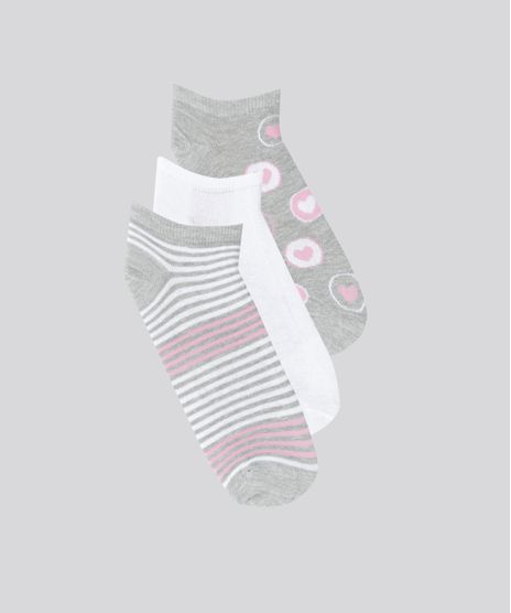 Kit-de-3-Meias-Soquete-Estampadas-Multicor-8661410-Multicor_1