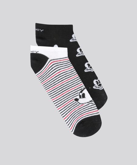 Kit-de-2-Meias-Soquete-Mickey-Multicor-8638235-Multicor_1 Kit-de-2-Meias-Soquete-Mickey-Multicor-8638235-Multicor_1