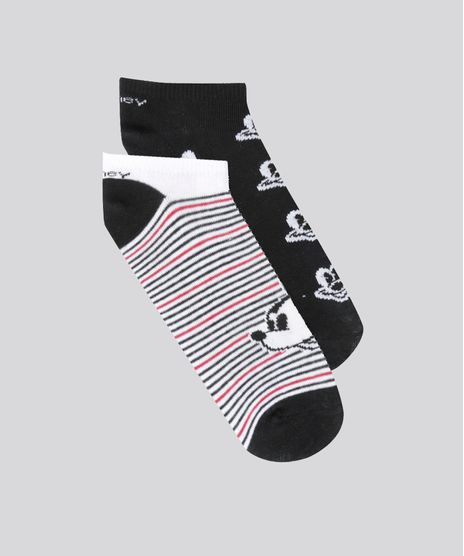 Kit-de-2-Meias-Soquete-Mickey-Multicor-8638235-Multicor_1
