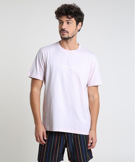 Camiseta-Masculina--Don-t-Look-Back--Manga-Curta-Gola-Careca-Rosa-Claro-9939699-Rosa_Claro_1