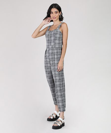 Macacao-Feminino-Estampado-Xadrez-em-Jacquard-Alca-Larga-Cinza-Mescla-9895449-Cinza_Mescla_1