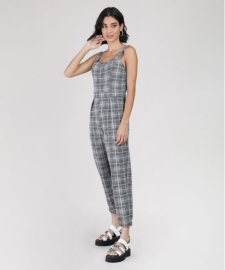 Macacao-Feminino-Estampado-Xadrez-em-Jacquard-Alca-Larga-Cinza-Mescla-9895449-Cinza_Mescla_1